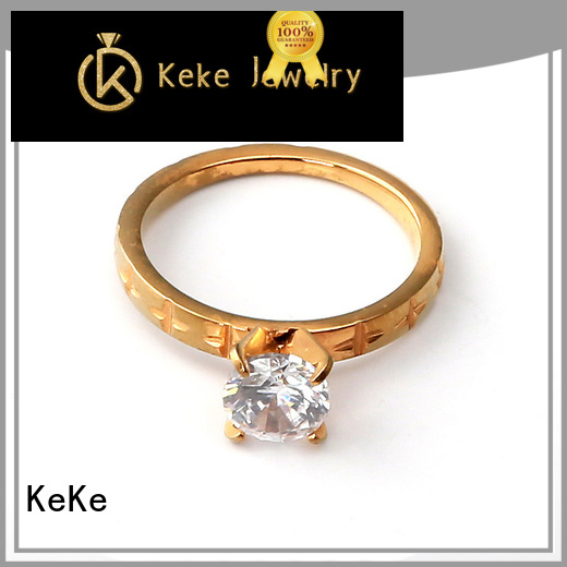 KeKe colorful stainless steel jewelry store customized for Dress collocation