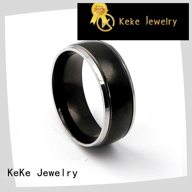 KeKe practical titanium engagement ring settings customization for marry