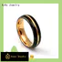 KeKe High-quality flat black tungsten wedding bands directly sale for Dress collocation