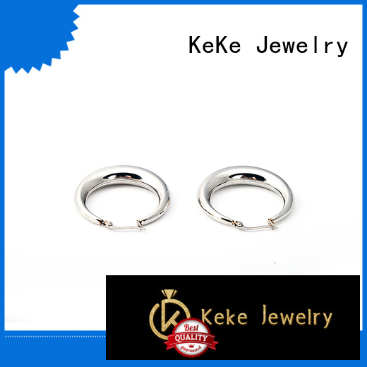 KeKe fashion earrings with back earrings customized for decorate
