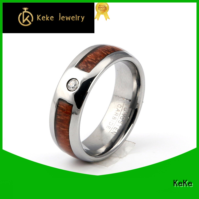 KeKe tungsten carbide promise rings factory price for marry