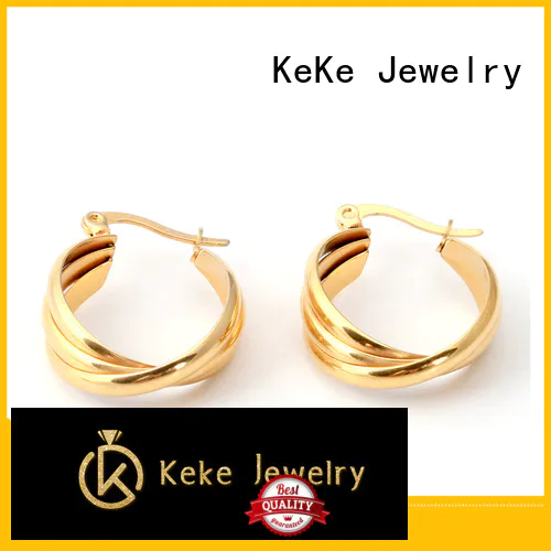 KeKe custom stud earrings supplier for ear