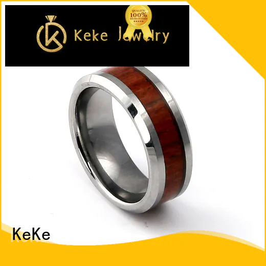 KeKe High-quality custom tungsten ring customized for decorate