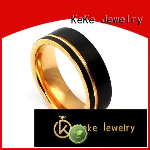 KeKe lovely best tungsten rings customization for Dress collocation