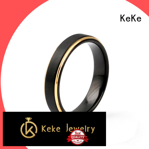 High quality unique mens tungsten rings directly sale for Dress collocation