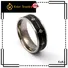 KeKe modern design engraved mens titanium rings customized for marry
