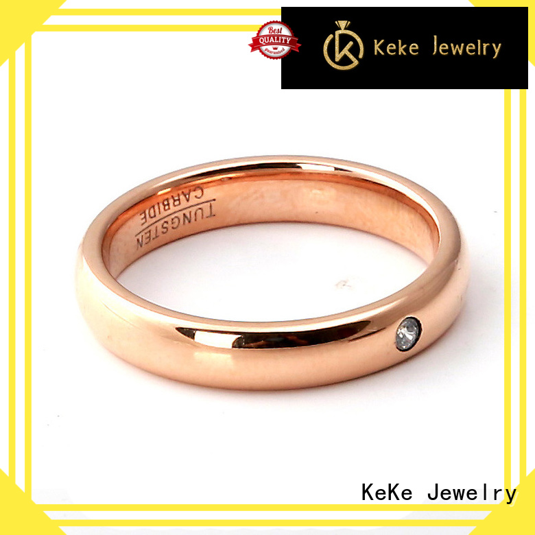 KeKe mens 8mm tungsten carbide wedding ring for marry