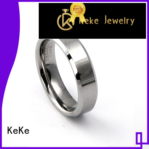 KeKe High quality cool tungsten wedding bands