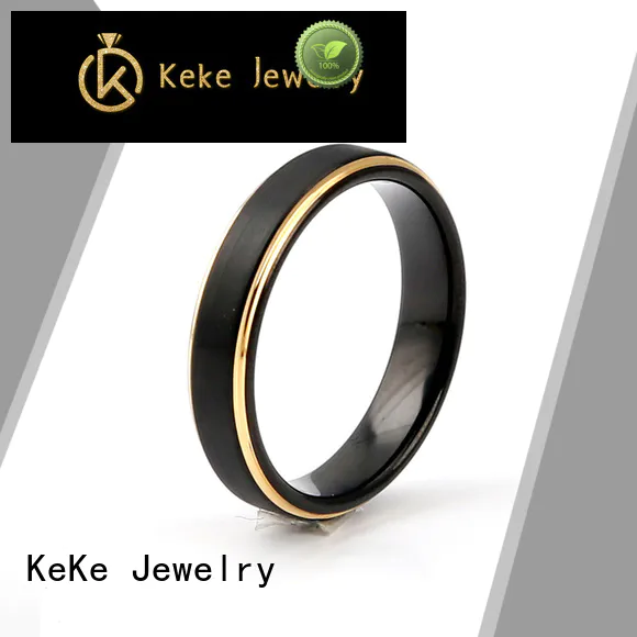KeKe good quality personalized tungsten rings wholesale for decorate