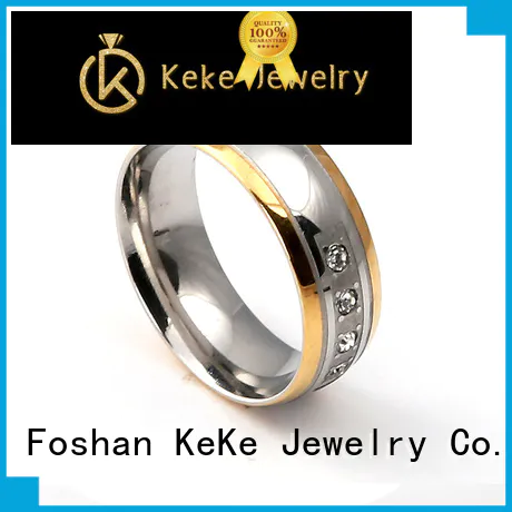 popular custom stainless steel rings customized for Be engaged