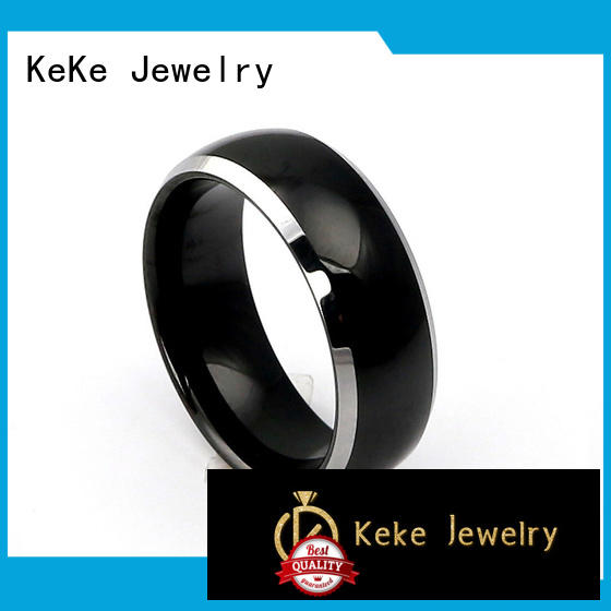durable colored titanium rings customized for Be engaged