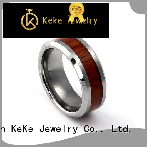 practical custom made tungsten rings wholesale for marry