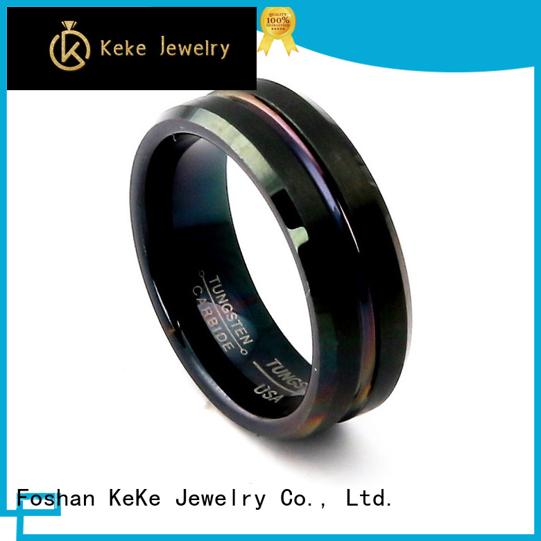 lovely tungsten male engagement rings manufacturer for marry