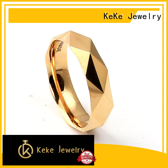 KeKe blue tungsten mens wedding ring manufacturer for Dress collocation