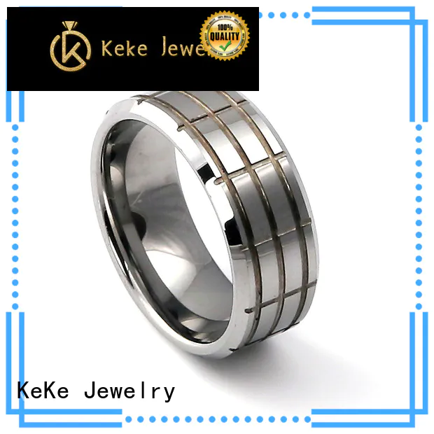 good quality custom made stainless steel rings customized for Dress collocation