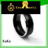 KeKe custom engraved titanium rings customization