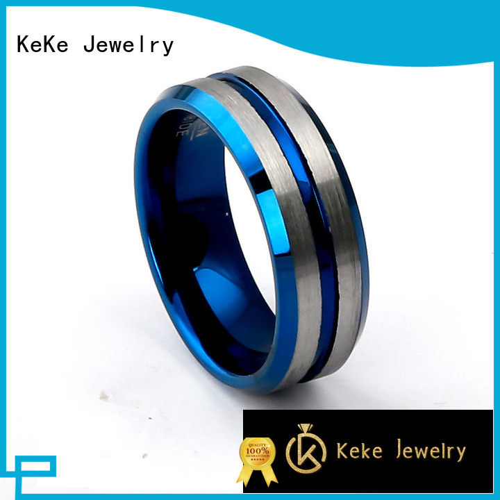High-quality mens tungsten and diamond wedding bands for Be engaged