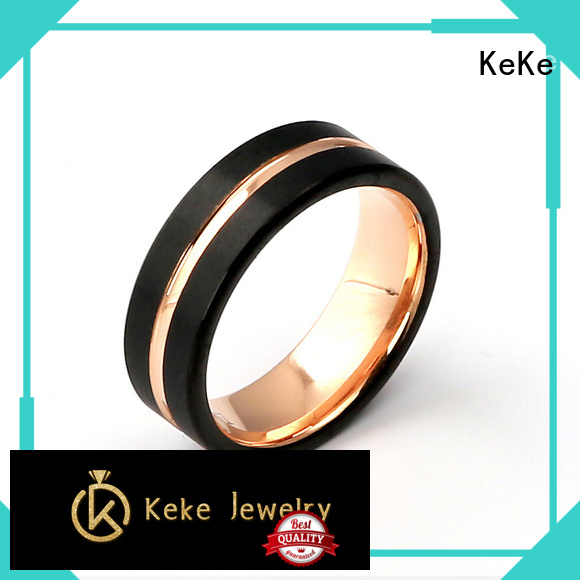 KeKe nice quality designer tungsten wedding bands factory price for Be engaged