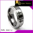 high quality tungsten steel wedding ring wholesale for marry