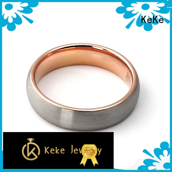 KeKe quality 8mm tungsten mens ring manufacturer