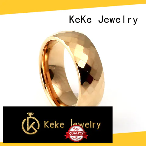 KeKe quality cheap black tungsten wedding bands directly sale