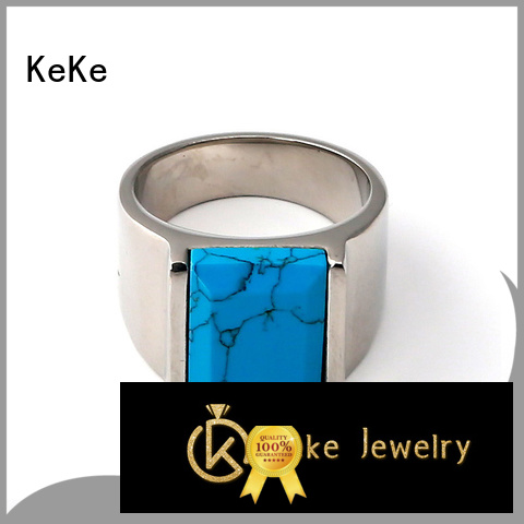 high quality 316l ring price factory for Dress collocation