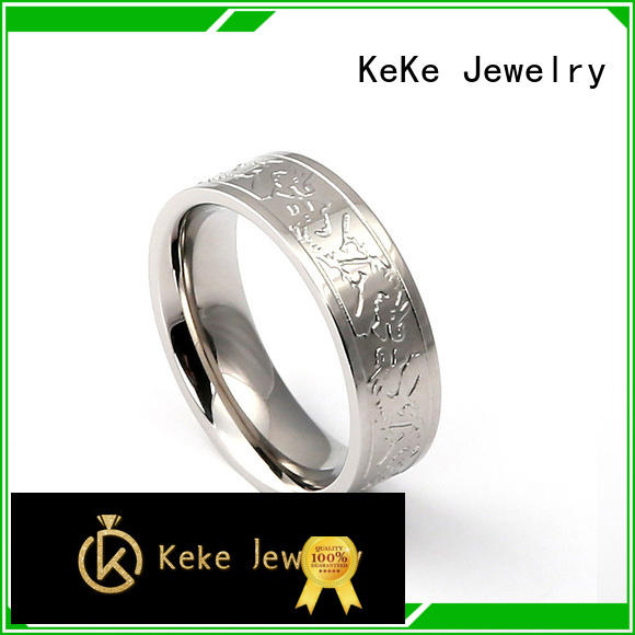 KeKe colorful rose gold stainless steel jewelry customized for Be engaged