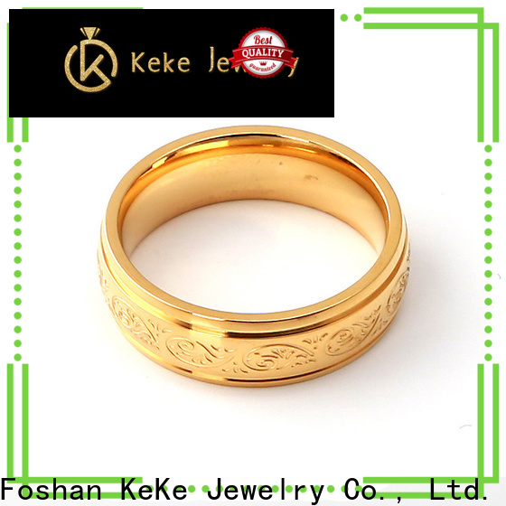 KeKe High quality stainless steel ring blanks wholesale customized for Dress collocation