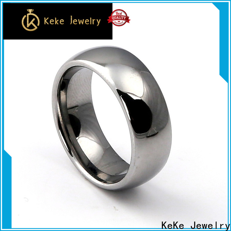 High-quality dark grey tungsten ring factory price for marry