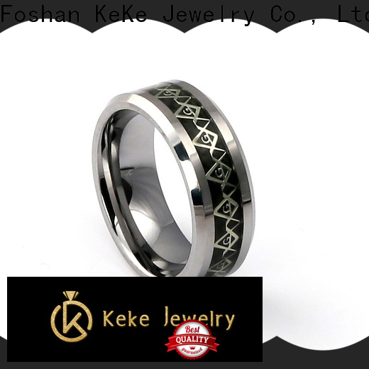KeKe tungsten male engagement rings for Be engaged
