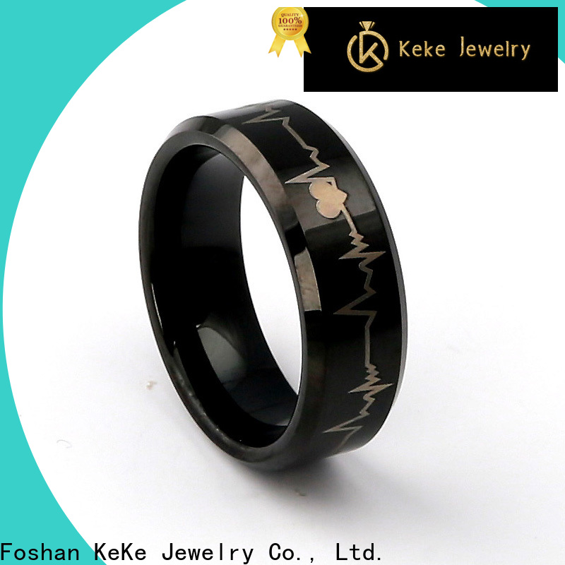 KeKe high quality tungsten rings wholesale for Be engaged