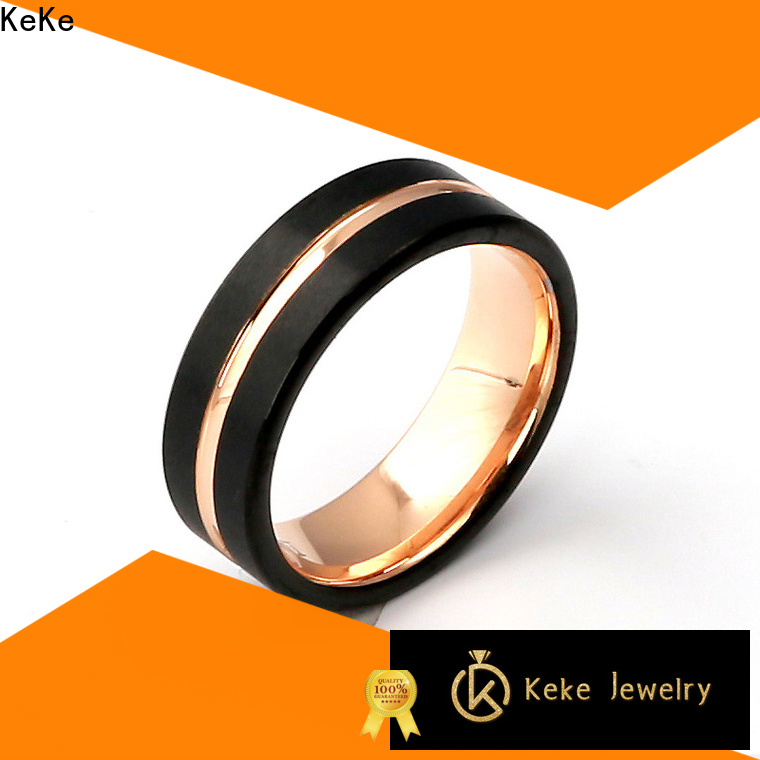 KeKe good quality tungsten air rings customized for decorate