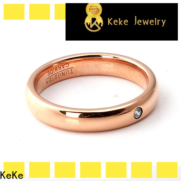 nice quality wedding band black tungsten carbide 8mm directly sale for decorate