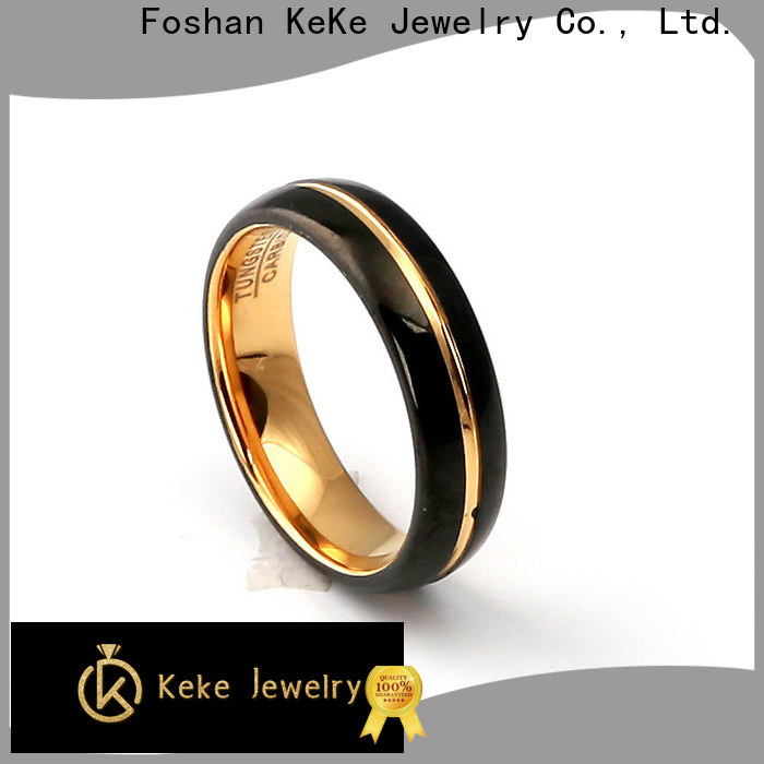 lovely tungsten fc wedding bands factory price for Be engaged