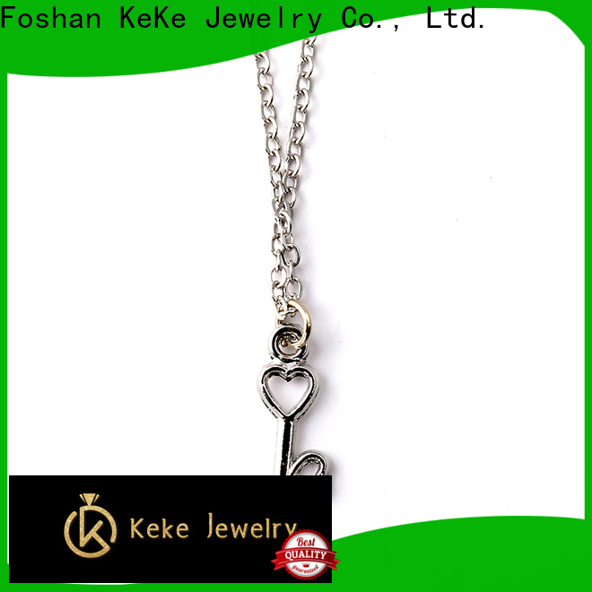 KeKe custom necklace logo personalized for decorate