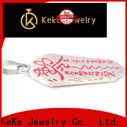 durable thin gold necklace small charm personalized for decorate