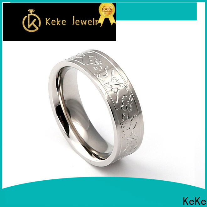 KeKe colorful stainless steel ring supplier for Dress collocation