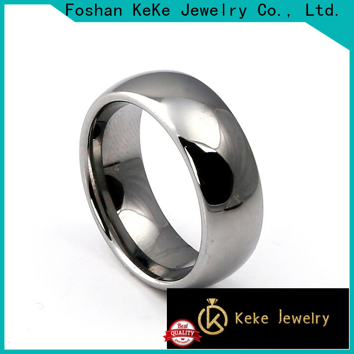 KeKe black tungsten jewelry directly sale for Dress collocation