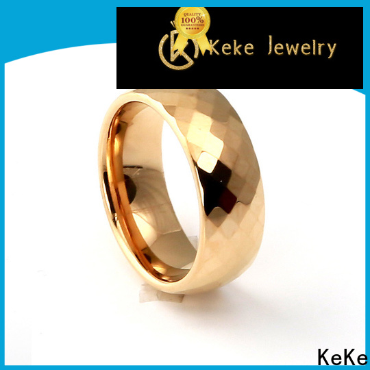 KeKe lovely blue tungsten carbide wedding bands manufacturer for Dress collocation