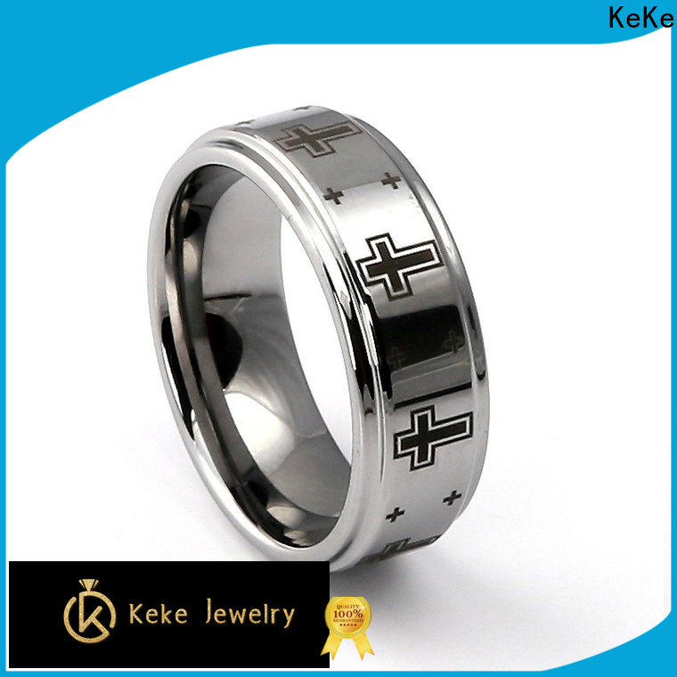 KeKe High-quality 7mm tungsten wedding band wholesale for decorate