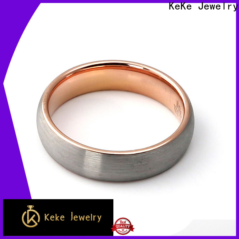 KeKe thin tungsten wedding bands factory price for marry