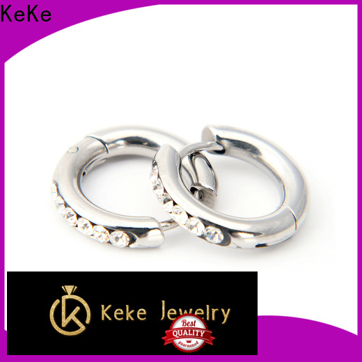 KeKe rose gold and navy earrings manufacturer for decorate