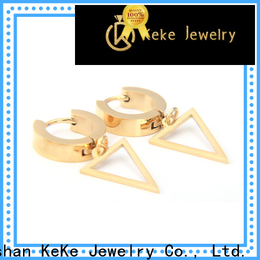 KeKe high quality white ear studs customization for decorate