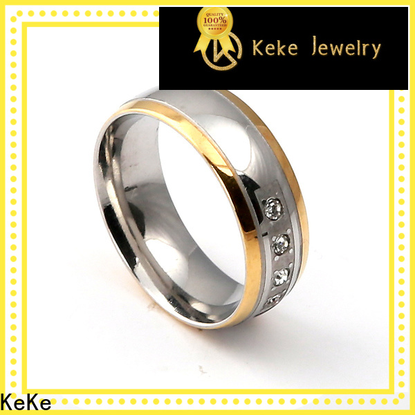 KeKe stainless steel solitaire engagement ring manufacturer for Be engaged
