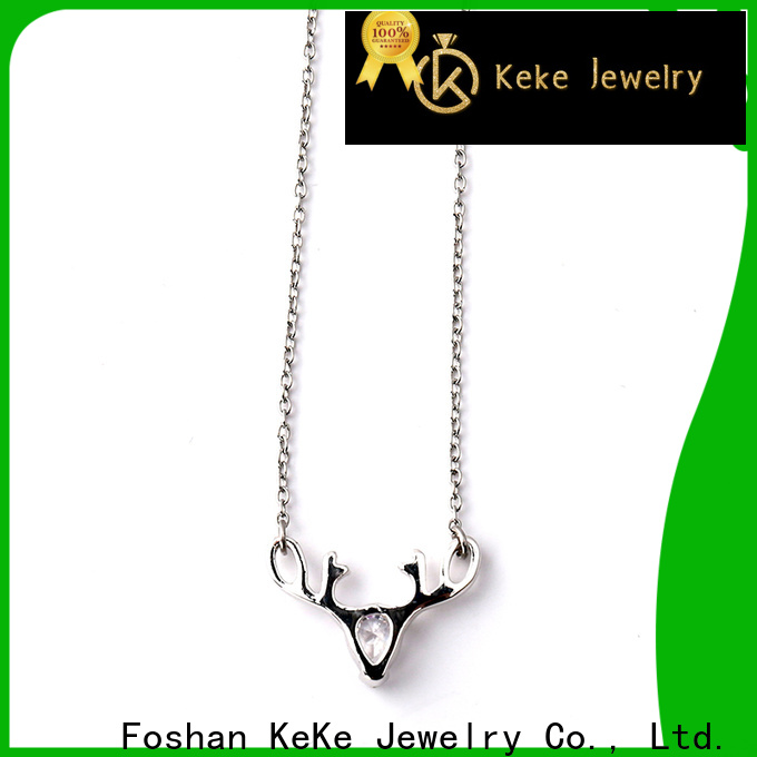 KeKe Popular simple sterling silver pendant necklace factory price for decorate
