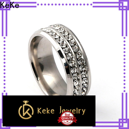 KeKe stainless steel custom made jewelry factory for Be engaged