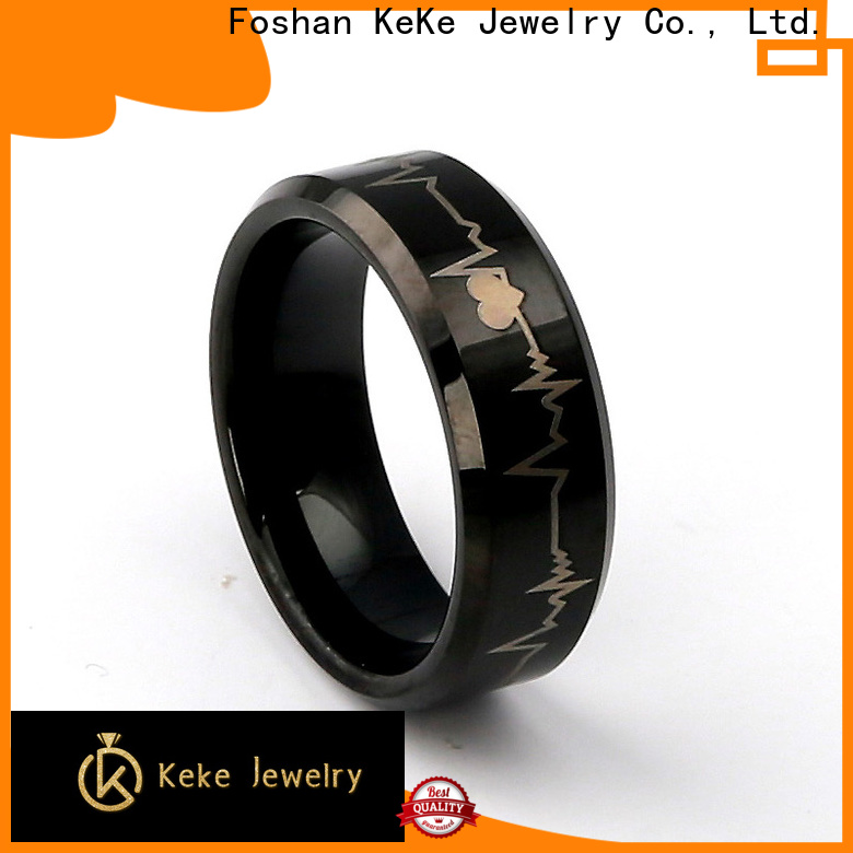 quality tungsten male engagement rings manufacturer