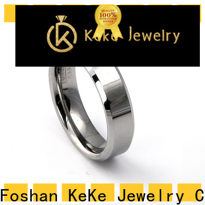 nice quality dark gray tungsten wedding band customized for Dress collocation