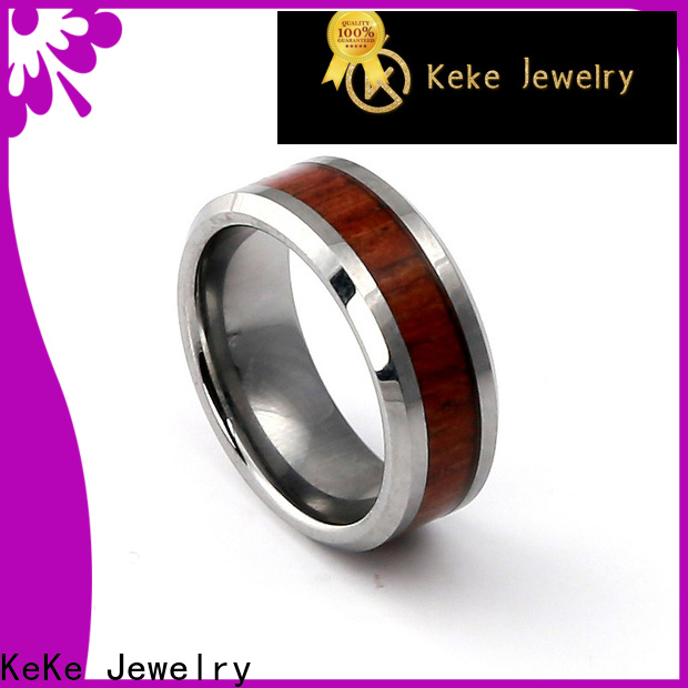 KeKe High-quality tungsten steel rings wholesale for marry