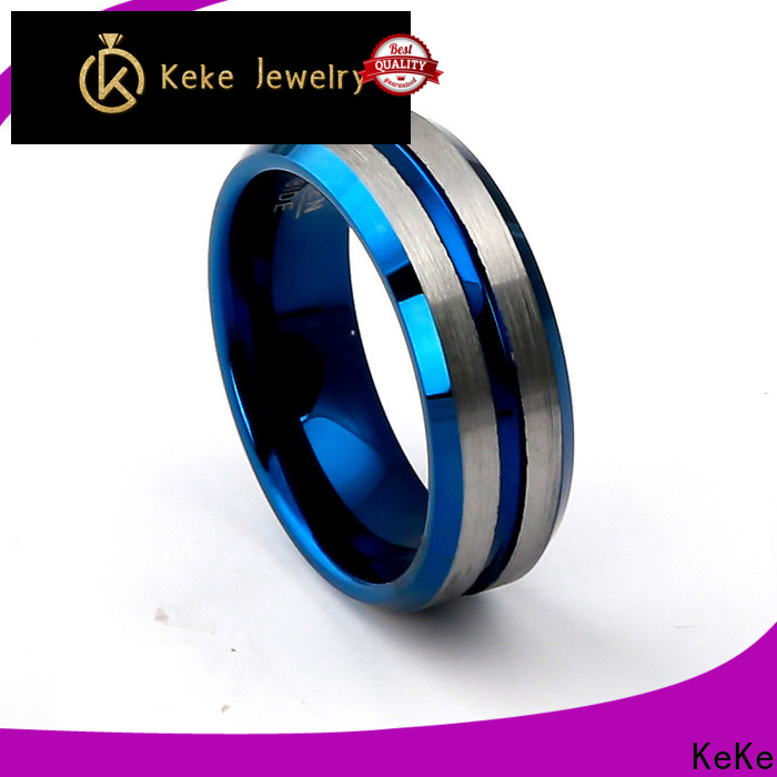 high quality scratch proof wedding ring customization for decorate